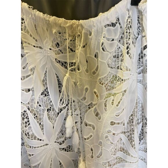 NWOT Free People La Vida White Wide Leg Co-ord Set Sz Large $258 NEW sold out - Picture 8 of 16